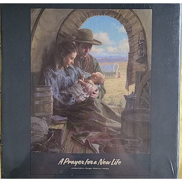 A Prayer For A New Life Limited Edition Morgan Weistling Painting Puzzle Sealed - Picture 1 of 4